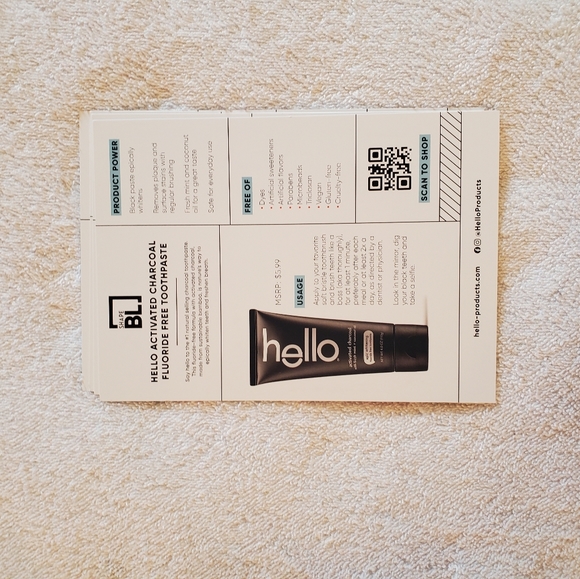 Hello Activated Charcoal Fluoride Free Toothpaste - Picture 5 of 5